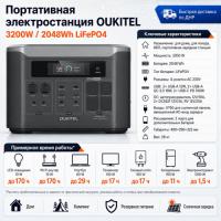 Портативная электростанция Oukitel BP3000E 3200W / 2048Wh LiFePO4 в Волновахе