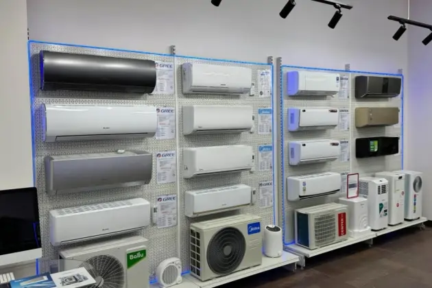 В магазине партнере мы представили всю актуальную линейку моделей Midea и Centek