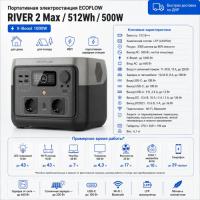 Портативная электростанция EcoFlow RIVER 2 Max в Волновахе