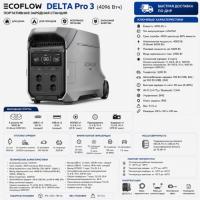 Портативная электростанция EcoFlow DELTA Pro 3 (4096 Втч) в Волновахе
