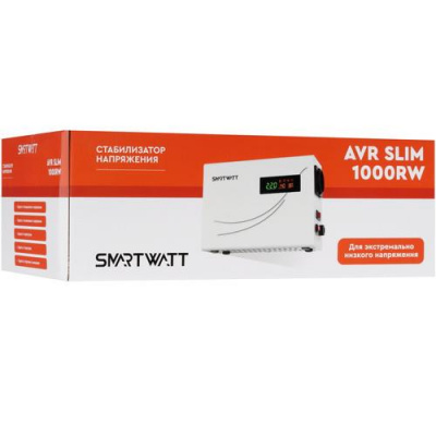 Стабилизатор напряжения SMARTWATT AVR SLIM 1000RW в Волновахе