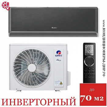 Кондиционер Gree GWH24AVEXF-K6DNA1A Airy Inverter черный в Волновахе