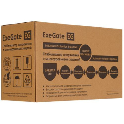 Стабилизатор напряжения ExeGate Expert AS-500 в Волновахе