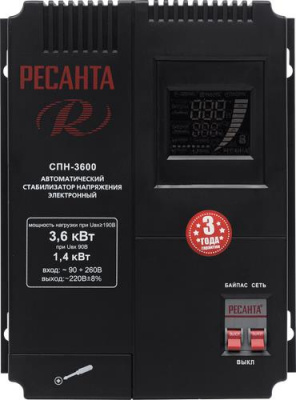 Стабилизатор напряжения Ресанта СПН-3600 в Волновахе